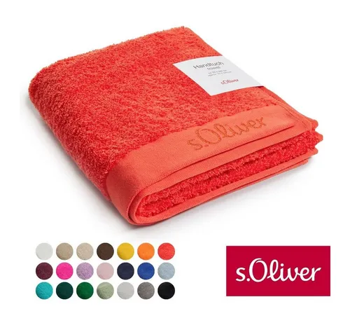 s.Oliver Handtuch s.Oliver, Premium Qualität, 600 gr/m², auch als Sets erhältlich, Walkfrottier (1-St), große Farbauswahl, auch als Duschtuch, Waschhandschuh, Gästetuch