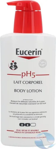 Eucerin Ph5 Lotion 400ml - Körperlotion für trockene bis sehr trockene Haut, spendet sofortige Feuchtigkeit und erhöht die Hautwiderstandskraft. Ideal für empfindliche Haut ab 3 Jahren.