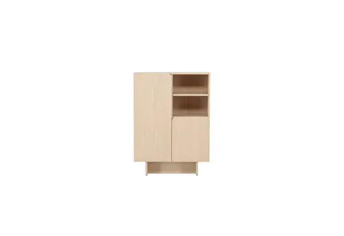 Vind Highboard – Skandinavisches Design - Tyresö Highboard aus hochwertigem Holzwerkstoff bietet großzügigen Stauraum und fügt sich harmonisch in jedes Wohnkonzept ein. Ideal für Bücher, Deko und mehr – für einen stilvollen und organisierten Alltag.