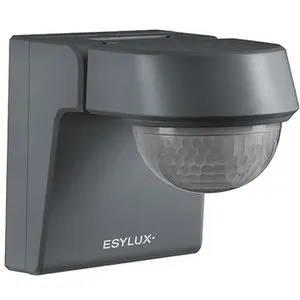 Esylux Bewegungsmelder Defensor MD 280 1C PIR - Bewegungsmelder für innen und außen mit 280° Erfassungswinkel und 40 m Reichweite. Ideal für Sicherheit und Energieeffizienz, spritzwassergeschützt nach IP55.