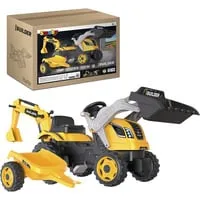 Smoby Traktor Builder Max + Anhänger