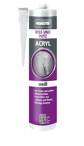 Primaster Riss und Putz-Acryl weiß 310 ml
