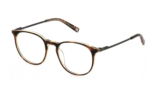 Produktbild Fila VFI537V 0AHW TOP AVANA+GIALLO LUCIDO 51/19/140 Unisex Brillen