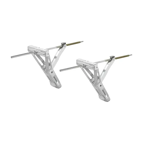 2er Set Nivellierstütze 1000 kg Tragfähigkeit Wohnwagen Ausdrehstütze 605 x 280