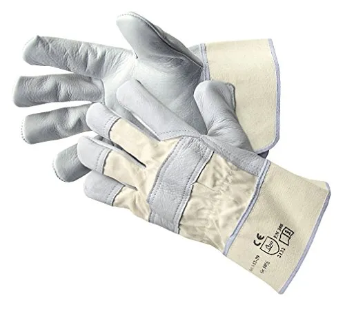 Jah GmbH Leder-Arbeitshandschuhe Herren Winterhandschuhe mit Stulpe (10-St) 10.5