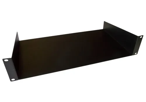 deetech RH02-2HE Rackwanne/Einbauwanne für Flightcases, Stahl, schwarz