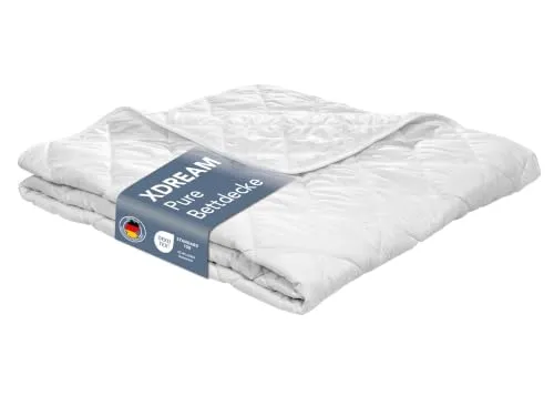 XDREAM Pure ultraleichte Sommerdecke 140x200 cm – Perfekte Bettdecke für warme Nächte