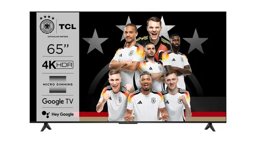TCL 65V6B 65 Zoll - 4K Ultra HD HDR Smart TV, beeindruckendes Seherlebnis mit Dolby Audio und Google Assistant Unterstützung