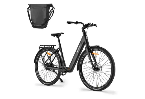 VECOCRAFT E-Bike LUNA-2.0 Elektrofahrrad Riemenantrieb Torque Sensor 100km Daul Speed, Heckmotor, 360 Wh