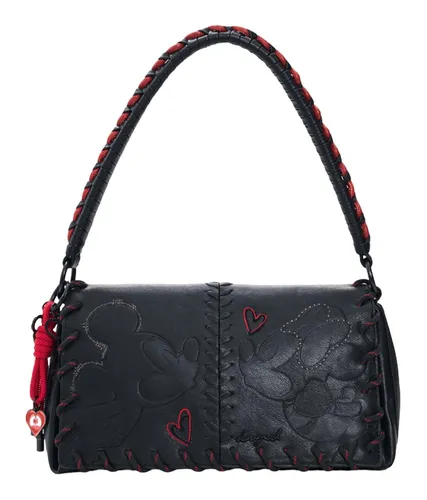 Desigual Schultertasche Umhängetasche Mickey Kiss Naron in schwarz von Desigual