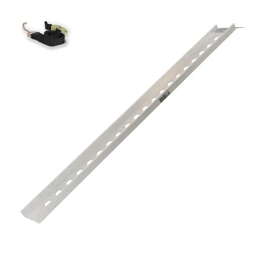 TRUTZHOLM 1 x Auffahrschiene 194cm - 200kg Traglast aus Aluminium - Transportgeräte & Rampen - Stabile Alu-Auffahrschiene mit rutschfester Auflage und 200kg Tragkraft, ideal für sicheres Verladen von Motorrädern und Quads.