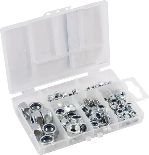 Connex Sortimentskasten Sicherungsmuttern M3-M10 - 120 Stück