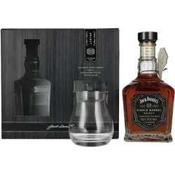Jack Daniel's Select Single Barrel Tennessee Whiskey 45% Vol. 0,7l in Geschenkbox mit Nosing Glas