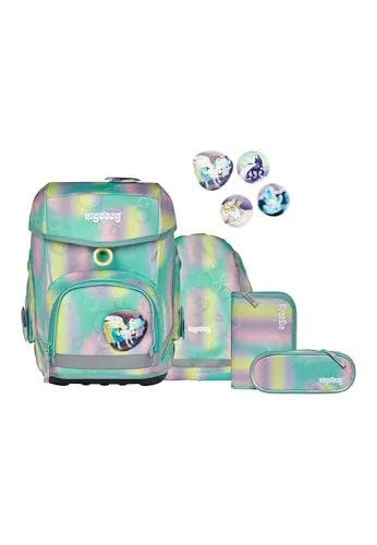 ergobag cubo Set 5-teilig – Ergonomischer Schulrucksack für Grundschüler