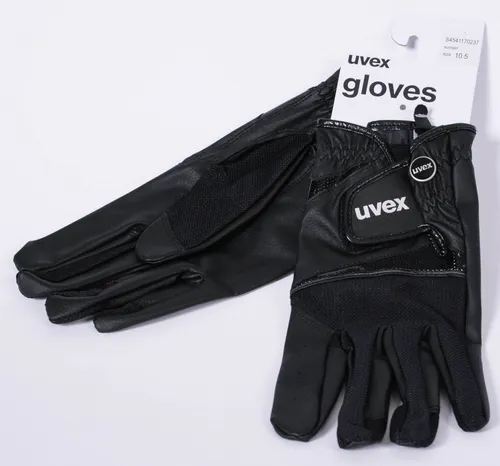 Uvex sumair Black Reithandschuhe für Erwachsene Gr. 10.5 in schwarz von uvex