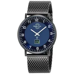 MASTER TIME Funkuhr Advanced Slim blau