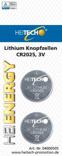 Lithium Knopfzellen 2er-Pack