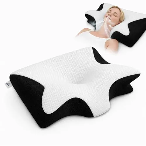 YaLiva Decor Ergonomisches Nackenkissen für optimalen Schlaf