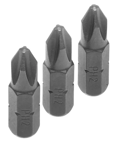 KOŃCÓWKA, BIT UCHWYT 6-KĄT 1/4 3 SZTUKI PH2/25MM STANLEY 3253560689469