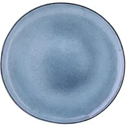 Bloomingville Sandrine Speiseteller Blue – 28,5 cm Steingut in blau von Bloomingville