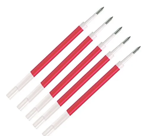 5x uni-ball Refillminen UMR-87 für SIGNO Uni-ball 207, Rot