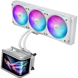 ASUS ROG RYUO IV SLC 360 ARGB WHITE - Hochleistungs-CPU-Wasserkühlung - Wasserkühlung für AMD und Intel, leise mit nur 0-36 dBA, 394mm Radiator und RGB-Beleuchtung für optimale Kühlung und stylisches Design.