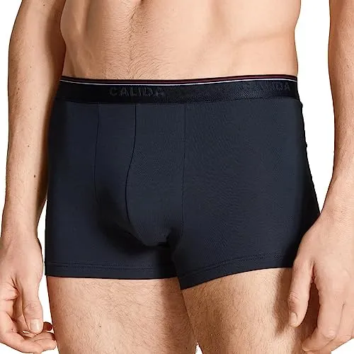 CALIDA Natural Benefit Boxershorts Herren im 3er-Pack - Herren-Boxershorts im 3er-Pack aus formstabilem Single Jersey, mit weichem Elastikbund für höchsten Tragekomfort und ideale Passform.
