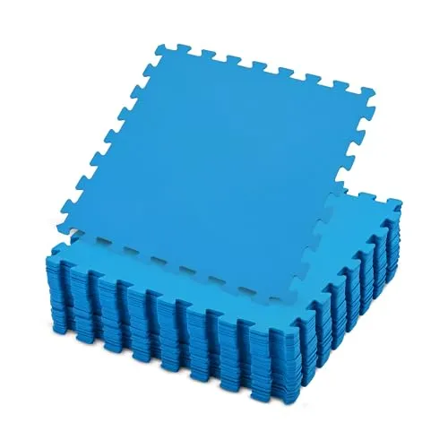 Meisterhome® Pool Matten 9 Stück à 50x50cm 2.25 m² Unterlegmatte Bodenschutzmatte für Pool und Planschbecken