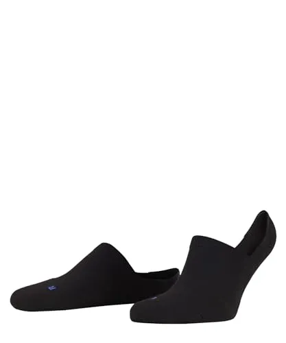 FALKE Unisex Füßlinge Cool Kick Invisible U In weich atmungsaktiv schnelltrocknend unsichtbar einfarbig 1 Paar, Schwarz Black 3000, 35-36