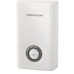 Thermoflow ELEX10 Durchlauferhitzer 10 kW - Sonstige Heizsysteme: Elektronischer Warmwasserbereiter mit 10 kW, ideal für Untertisch- oder Obertisch-Anwendungen, energieeffizient mit Klasse A und max. 55 °C Wassertemperatur.