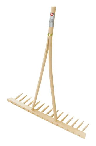 Idealspaten Heurechen Buchenholz 15 Zink m Stiel 160 cm