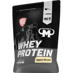 Mammut Nutrition Whey Protein Apple Strudel, 1000 g - Arzneimittel mit 27 g hochwertigem Protein pro Portion, ideal für Sportler zur Unterstützung von Muskelaufbau und Erhalt.