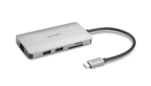UH1400P Mobile USB-C 8-in-1 Dockingstation - Vielseitige Anschlussmöglichkeiten für 4K-Monitore, unterstützt USB-C PD 3.0 und ideal für mobile Geräte