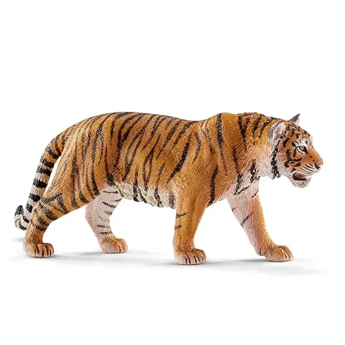 Schleich WILD Life | Tiger 14729 | Spielfigur ab 3 Jahren | 3 x 13 x 6 cm | detailgetreue Tierfiguren | detailgetreue Tierfigur | Geschenk für Jungen und Mädchen