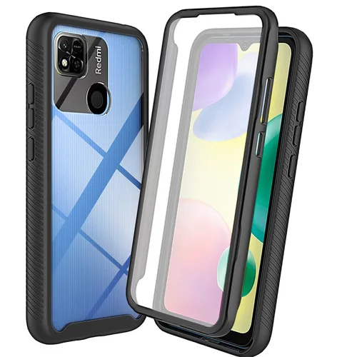 Handyhülle Xiaomi Redmi 9C / 10A ,360 Grad Hülle mit Integriertem Displayschutz