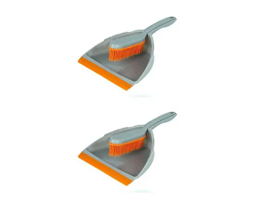 Gravidus Kehrgarnitur 2er Kehrset mit Handfeger & Kehrschaufel
