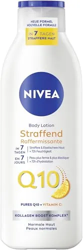 Produktbild NIVEA Body Lotion Q10 Straffend + Vitamin C , Body Milk für straffere Haut & verbesserte Elastizität in 7 Tagen, Körpercreme mit purem Q10 und Vitamin C (250 ml)
