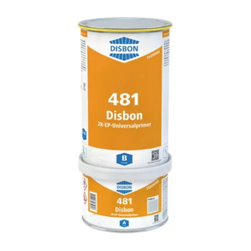 Disbon 481 Universalprimer hellgrau 2K Epoxid Epoxi Grundierung 1kg inkl Härter