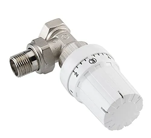 Cornat CONTHE12 Thermostat-Ventil M 30 x 1.5 Stg., Eck-Form, 1/2 Zoll