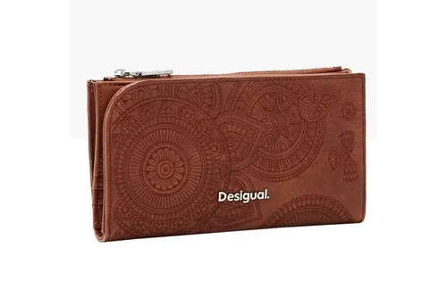 Desigual Women's Mone_Dejavu INES Bi-Fold Wallet, Brown von Desigual