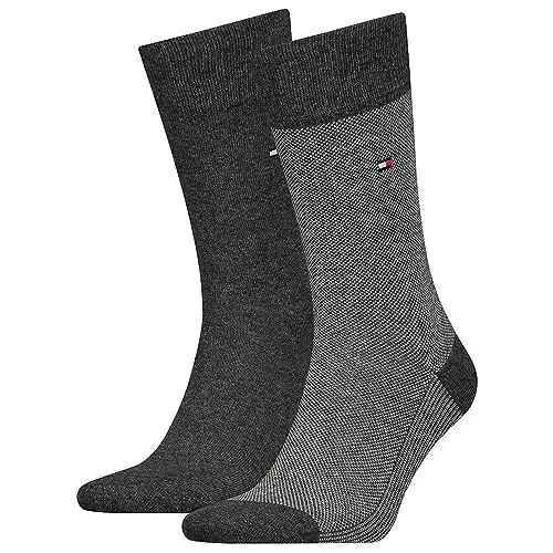 TH MEN SOCK 2P BIRDSEYE