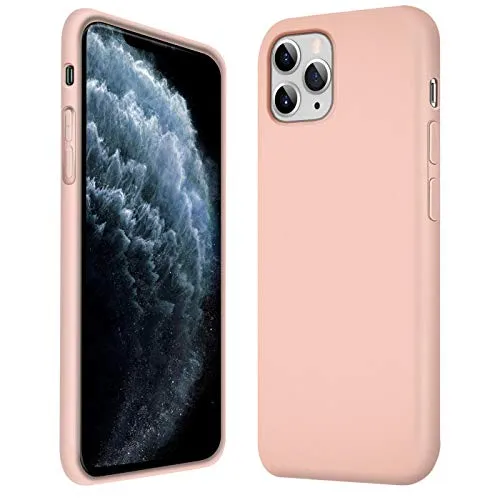 Verco Handyhülle für iPhone 11 Pro Max Hülle Silikon, Flex TPU Gel [weiches Innenfutter] Case für Apple iPhone 11 Pro Max Schutzhülle Stoßfest (6,5 Zoll), Rosa