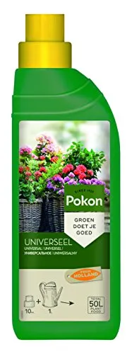 Pokon Universal Flüssigdünger 500ml, Flüssiger Dünger für alle Grün- und Blühpflanzen und Zimmerpflanzen mit extra Eisen
