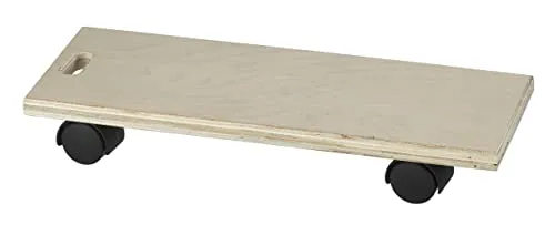 Dörner + Helmer Transportroller Multi, 395mm x 145mm x 70mm, 80kg Tragkraft, Doppelrollen, für Kisten und Möbel