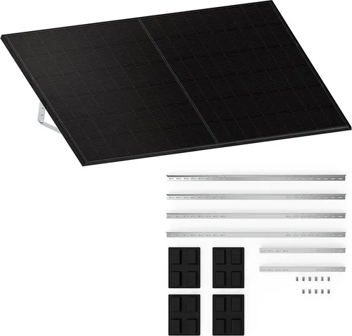 Haier MK-G Solarpanel-Halterung für Flachdach - Smart Silber - Robuste Halterung für Solarpanels auf Flachdächern, bietet sichere und stabile Montage für optimale Energieausbeute.