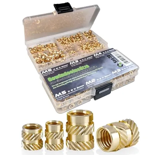 Schrauben & Muttern Gold von Sea 3D