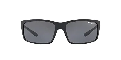 Arnette Herren 0AN4242 Sonnenbrille, Matte Black/Polargrey - Sportbrille mit schützendem Etui, ideal für aktive Freizeitgestaltung und optimalen UV-Schutz.
