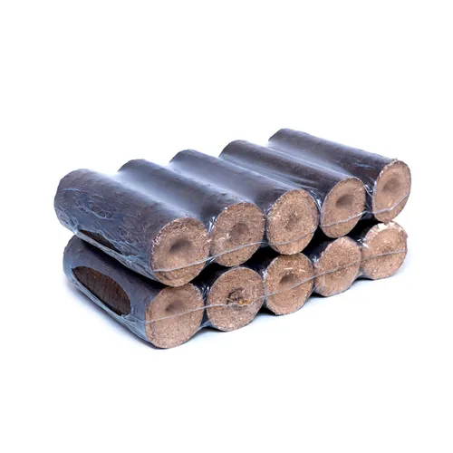Holzbriketts Nestro 100% Eiche, 20 kg (10+10 kg)– Premium Hartholz Briketts für Kamin & Ofen – Runde Briketts aus Brennholz – Hohe Wärmeleistung