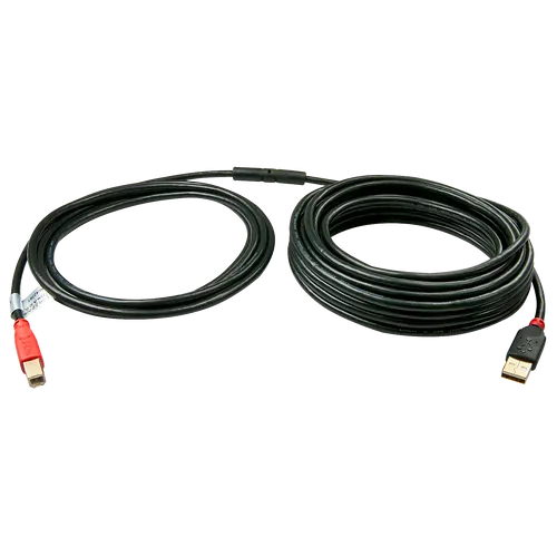 Lindy USB-Kabel USB 2.0 - 10 m Schwarz, ideal für Datenübertragungen und flexible Einsatzmöglichkeiten