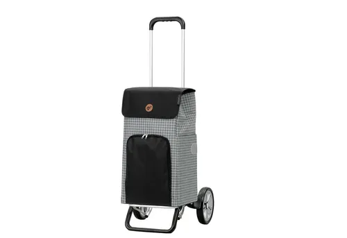 Andersen Einkaufstrolley Alu Star Shopper Hildy grau, klappbar, höhenverstellbar, belastbar bis 40kg, wasserabweisend